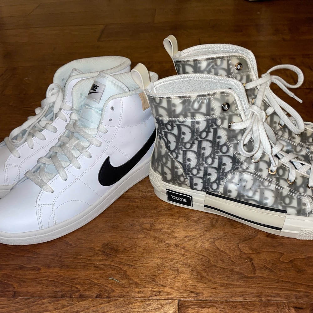 B23 Dior Hightop Sneakers, Nike Court Royale 2 Mid